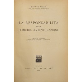 La responsabilità della pubblica amministrazione