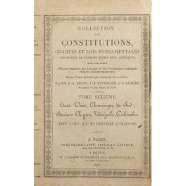 Collection des Constitutions