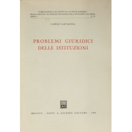 Problemi giuridici delle istituzioni