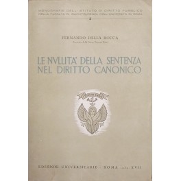 Le nullità della sentenza nel diritto canonico