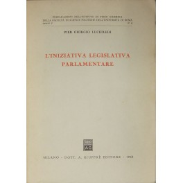 L'iniziativa legislativa parlamentare