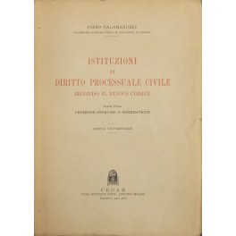 Istituzioni di diritto processuale civile secondo il nuovo Codice