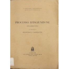 Processo d'ingiunzione. (Frammento). 