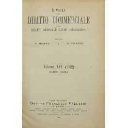 Rivista del Diritto Commerciale e del diritto generale delle obbligazioni. 