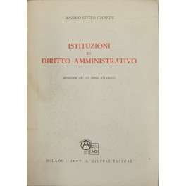 Istituzioni di diritto amministrativo. 