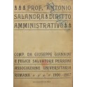 Diritto amministrativo. Lezioni compilate da Giuse