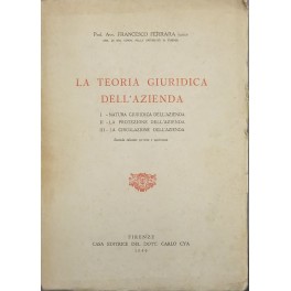 La teoria giuridica dell'azienda.