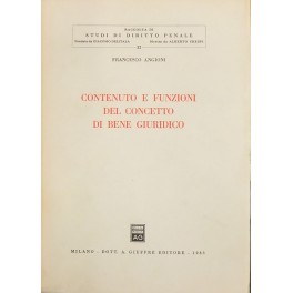 Contenuto e funzioni del concetto di bene giuridico