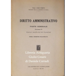 Diritto amministrativo. Vol. II - Parte generale.