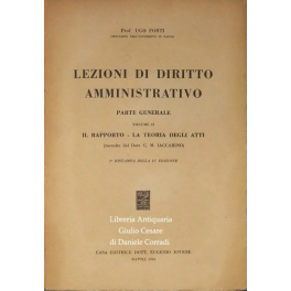 Lezioni di diritto amministrativo. Parte generale.