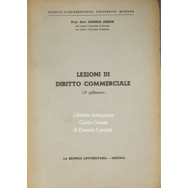 Lezioni di diritto commerciale. 