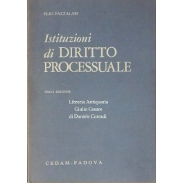 Istituzioni di diritto processuale