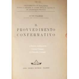 Il provvedimento confermativo