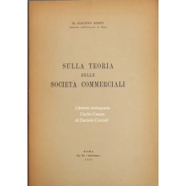 Sulla teoria delle società commerciali