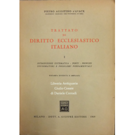 Trattato di diritto ecclesiastico italiano. 