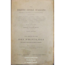 Dei privilegi e delle cause di prelazione del credito in generale