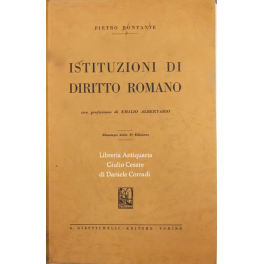 Istituzioni di diritto romano. Con prefazione di Emilio Albertario