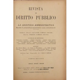 Rivista di Diritto Pubblico