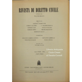 Rivista di diritto civile.