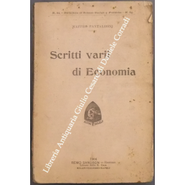 Scritti varii di economia