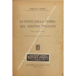 Le fonti della storia del diritto italiano