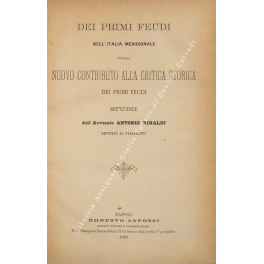 Dei primi feudi nell'Italia meridionale