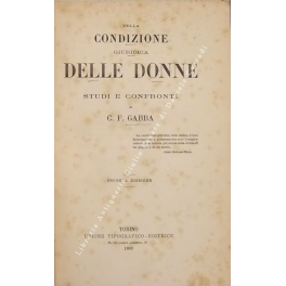 Della condizione giuridica delle donne