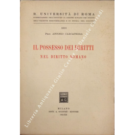 Il possesso dei diritti nel diritto romano