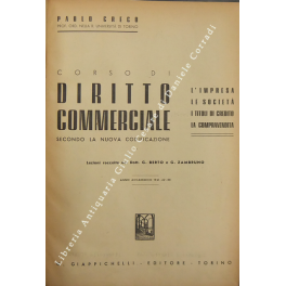 Corso di diritto commerciale