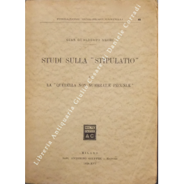 Studi sulla Stipulatio