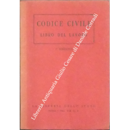 Codice civile. Libro del lavoro 