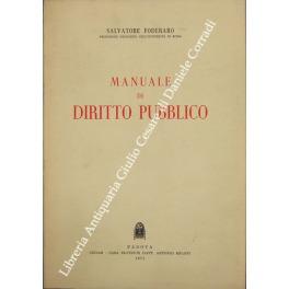 Manuale di diritto pubblico