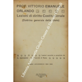 Lezioni di diritto costituzionale