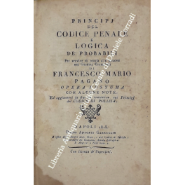 Principj del Codice penale e logica de' probabili