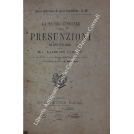 La teoria generale delle presunzioni nel diritto civile italiano