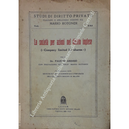 La società per azioni nel diritto inglese