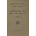 Saggio critico sul Petrarca. A cura di Ettore Bono