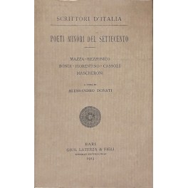 Poeti minori del Settecento. Savioli. Pompei. Para