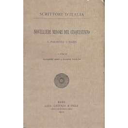 Novellieri minori del Cinquecento