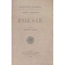 Poesie. A cura di Giovanni Gentile