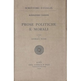 Prose politiche e morali