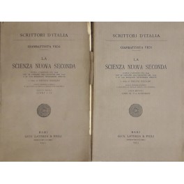 La scienza nuova seconda giusta l'edizione del 1744