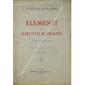 Elementi di diritto romano. Appunti in quattro libri.