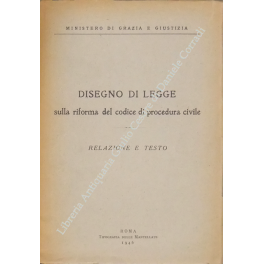 Disegno di legge sulla riforma del codice di procedura civile