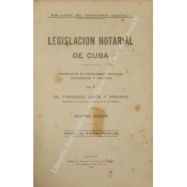 Legislacion notarial de Cuba