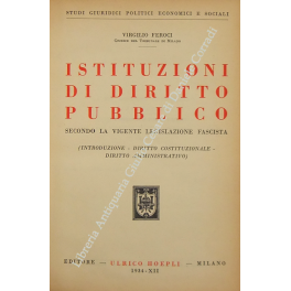 Istituzioni di diritto pubblico secondo la vigente