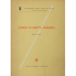 Corso di diritto agrario