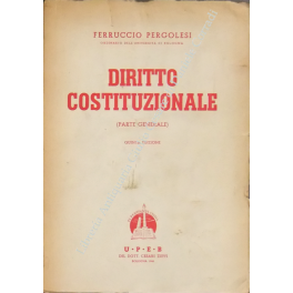 Diritto costituzionale. (Parte generale)