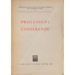 Prolusioni e conferenze