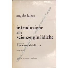 Introduzione alle scienze giuridiche. Parte prima